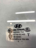 2006 - 2011 HYUNDAI ACCENT Rear Back Vent Glass Window Left Driver Side LH G