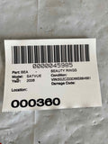 2006 SATURN VUE Wagon Front Door Windshield Mouldings Right Passenger Side RH T