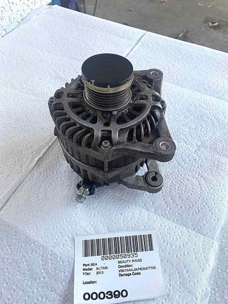 2013-2017 NISSAN ALTIMA Engine Alternator 2.5L 4 Cylinder Automatic Trans Sedan