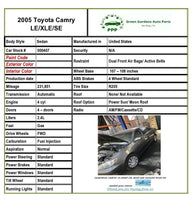 2005 TOYOTA CAMRY LE Sedan 2.4L Engine Water Pump Pulley G