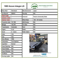 1992 - 2001 ACURA INTEGRA LS Hatchback 1.8L Ignition Coil Ignitor 4 Cylinder G