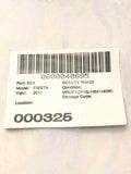 2011 FORD FIESTA SE Sedan Rear Seat Belt Lap & Shoulder Belt Left Driver Side T