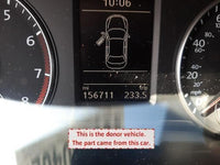 2015 VW PASSAT SE Sedan Front Dash Radio and A/C Heater Control Switch Surround