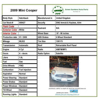 2009 MINI COOPER Hatchback 1.6L A/T FWD RPM Tachometer Tach Gauge 88K Miles G
