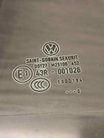 2009 - 2017 VW CC Sport Sedan Rear Back Vent Glass Window Left Driver Side LH
