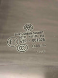 2009 - 2017 VW CC Sport Sedan Rear Back Vent Glass Window Left Driver Side LH