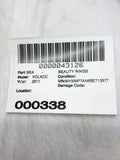 2009 - 2017 VW CC Sport Sedan Rear Back Vent Glass Window Left Driver Side LH