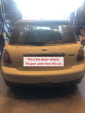 2007 - 2013 MINI COOPER Hatchback 1.6L Rear Bumper Reinforcement Impact Face Bar