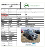2012 BMW MINI COOPER CLUBMAN JCW Wagon 1.6L 4 Cylinder M/T Engine Oil Cooler G