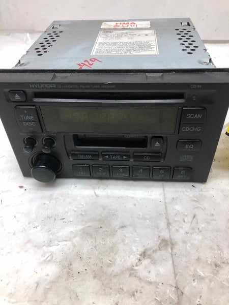 2001 - 2003 HYUNDAI XG350 Sedan 3.5L Front Dash Radio AM-FM-CD Player 9614039100