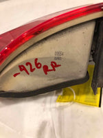 2009-2011 BMW 328I SULEV Sedan Tail Light Lamp Quarter Panel Mounted Right Side