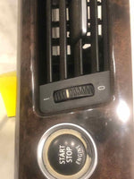 2011 BMW 328I SULEV Sedan Dash Center & RH Air Vents w/ Wood Trim & Start Switch