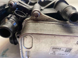 2014 - 2018 BMW 328D 2.0L A/T RWD Sedan Engine Oil Cooler 70377355 Diesel Turbo