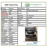 2008 TOYOTA PRIUS Hatchback Overhead Dome Light Lamp w/ Compartment & Switches A