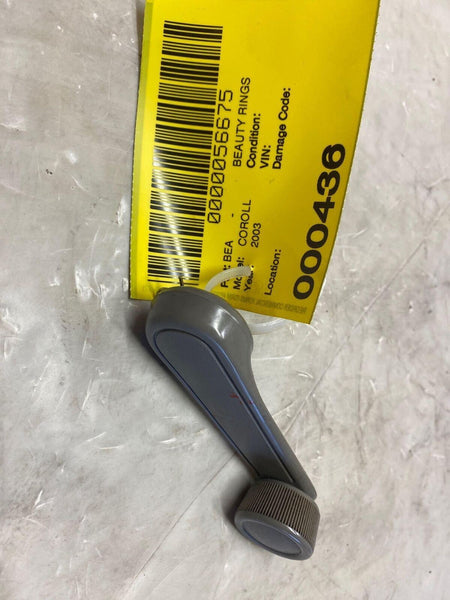 2003 TOYOTA COROLLA Sedan 1.8L 4 Door Manual Door Window Crank Handle Knob Lever