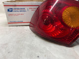 2003-2008 TOYOTA COROLLA Sedan Tail Light Assy. Quarter Panel Mounted Right Side