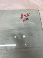 2003 - 2008 TOYOTA COROLLA Sedan Rear Door Glass Window Right Passenger Side G