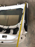 2014 TESLA S Hatchback Rear Trunk Decklid Hatch Tailgate Paint Code PBCW White