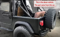 1987 - 1993 JEEP WRANGLER 2 Door Front Door Assembly Black Left Driver Side LH G