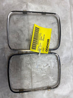 1991 JEEP WRANGLER YJ 2 Head Light Lamp Retainer Trim Ring Pair Left and Right