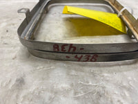 1991 JEEP WRANGLER YJ 2 Head Light Lamp Retainer Trim Ring Pair Left and Right