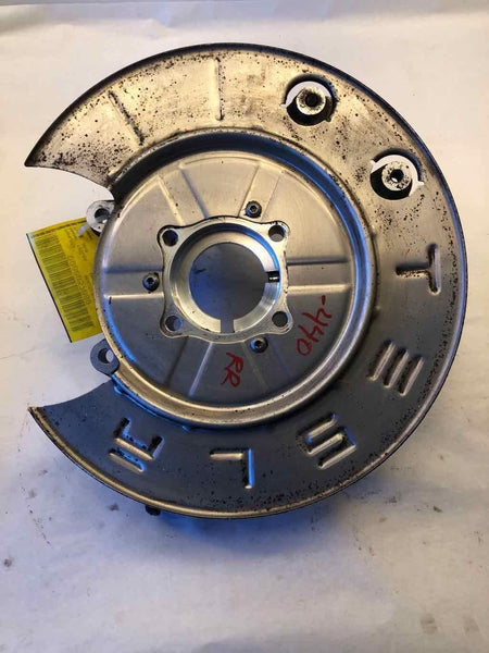 2016 TESLA S Rear Steering Knuckle Stub Axle w/ Brake Plate Right Passenger Side