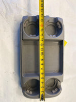 2008 KIA SEDONA Front Center Folding Console w/ 4 Cup Holders & Tray Gray G