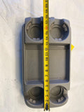 2008 KIA SEDONA Front Center Folding Console w/ 4 Cup Holders & Tray Gray G