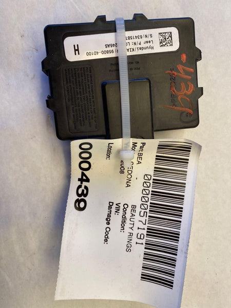 2008 KIA SEDONA Tire Pressure Monitoring System Control Module (PN 958004D100) G