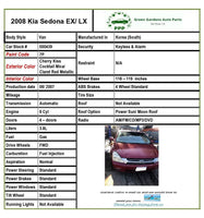 2008 KIA SEDONA LX Van 3.8L 6 Cylinder Automatic Trans Engine Water Pump Pulley