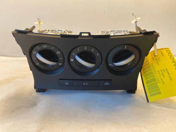 2012 - 203 MAZDA 3 I Heater A/C Temperature Climate Dash Mounted Manual Control