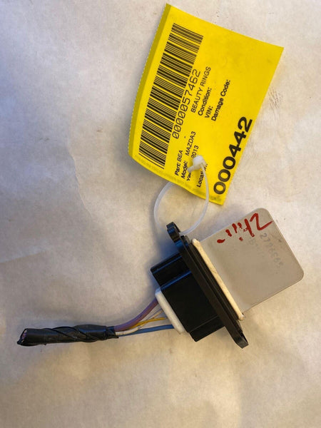 2013 MAZDA 3I 2.0L Sedan Heater/ AC Blower Motor Resistor Manual Temp. Control