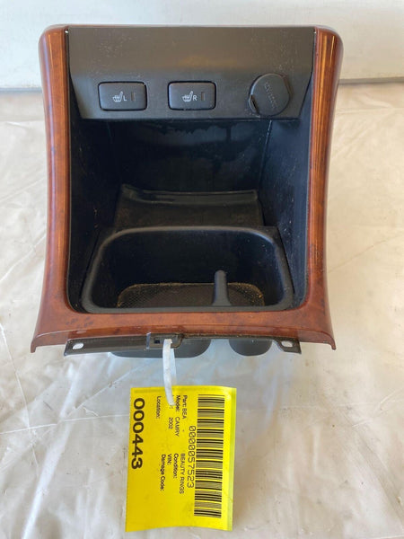 2002 TOYOTA CAMRY XLE Lower Dash Cup Holder Seat Heater Button Cigarette Lighter