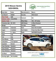 2014 - 2019 NISSAN SENTRA SV Sedan 1.8L Manual Steering Gear Rack and Pinion G