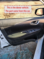 2013-2017 NISSAN SENTRA SV Sedan Rear Inside Door Handle Right Passenger Side RH
