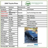 2006 TOYOTA PRIUS 1.5L Hatchback Hybrid 4 Cylinder Engine Motor Frame Mount OEM