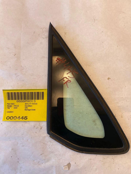 2006 TOYOTA PRIUS Hatchback 1.5L Front Vent Glass Window Right Passenger Side G
