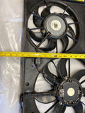 2013 - 2017 VW PASSAT Sedan 1.8L 4 Cylinder Engine Dual Cooling Fan Assembly G
