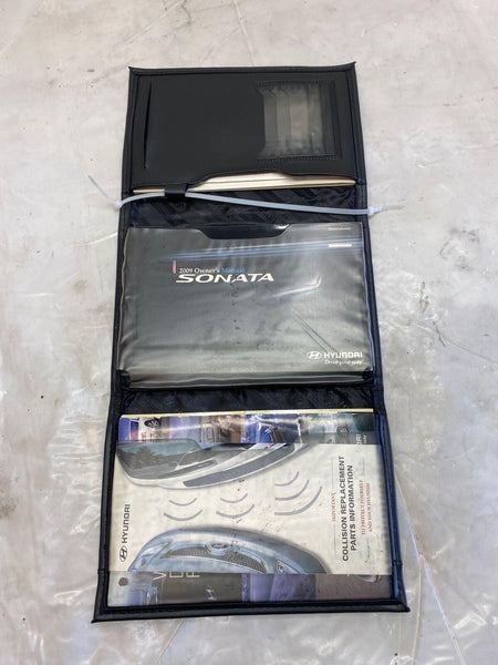 2009 HYUNDAI SONATA SE Limited Owners Manual Service Guide Book Handbook w/ Case
