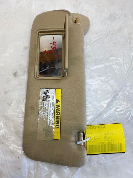 2008 - 2010 HYUNDAI SONATA SE Limited Sun Visor with Mirror Left Driver Side LH