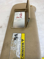 2008 - 2010 HYUNDAI SONATA SE Limited Sun Visor with Mirror Left Driver Side LH