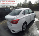 2013 - 2019 NISSAN SENTRA Rear Back Door Glass Window Left Driver Side LH