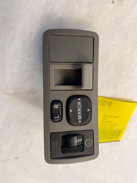 2004 TOYOTA COROLLA Door Mirror Switch w/ Dimmer Light Switch Dash Mounted OEM