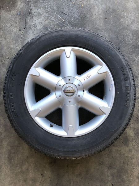 2003 - 2005 NISSAN MURANO Wheel Rim and Tire 18x7-1/2 (alloy) 6 Spoke P235/65R18