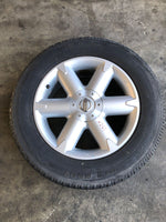 2003 - 2005 NISSAN MURANO Wheel Rim and Tire 18x7-1/2 (alloy) 6 Spoke P235/65R18