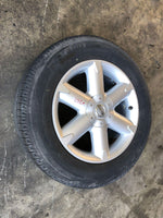 2003 - 2005 NISSAN MURANO Wheel Rim and Tire 18x7-1/2 (alloy) 6 Spoke P235/65R18