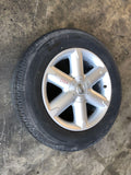 2003 - 2005 NISSAN MURANO Wheel Rim and Tire 18x7-1/2 (alloy) 6 Spoke P235/65R18