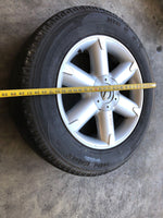 2003 - 2005 NISSAN MURANO Wheel Rim and Tire 18x7-1/2 (alloy) 6 Spoke P235/65R18