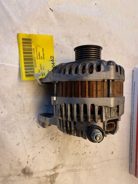 2012 - 2013 MAZDA 3 2.0L 6 Speed Engine Alternator VIN 8 (8th digit) 4 Cylinder