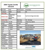 2003 2008 TOYOTA COROLLA Sedan 1.8L Rear Brake Drum Left or Right Side 5 Lugs